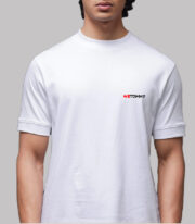 Wetommy White T-Shirt For Man, Round Nack Half Sleeve - Image 3